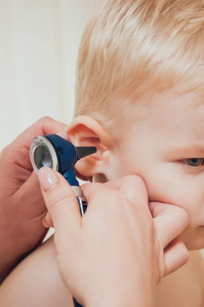 Baby Boy Gets His Ear Infection Checked